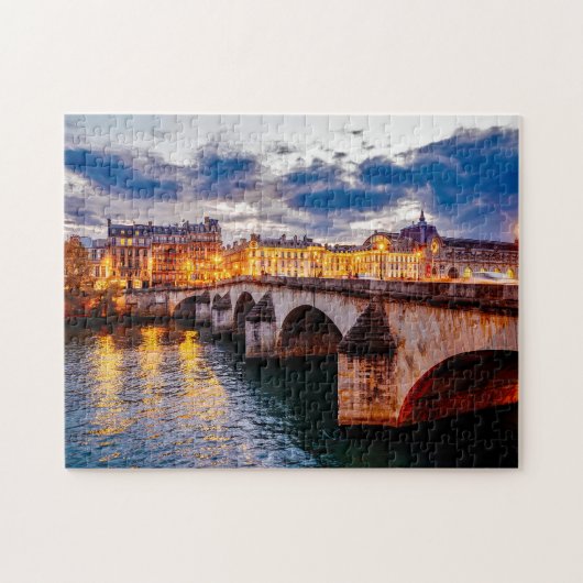 De Seine Paris. Jigzaag Puzzle Legpuzzel (Horizontaal)