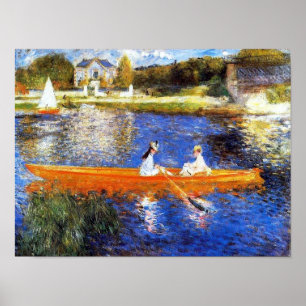 De Seine-rivier in Asnieres Renoir Fine Art Poster