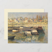 De Seine te Asnieres door Claude Monet (Voorkant / Achterkant)