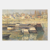 De Seine te Asnieres door Claude Monet Inpakpapier Vel (Voorkant)