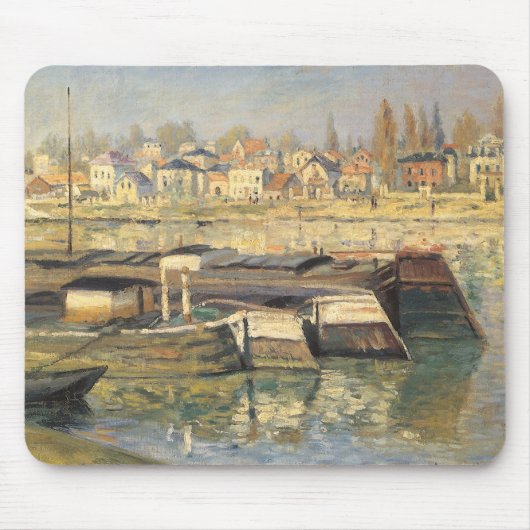 De Seine te Asnieres door Claude Monet Muismat (Voorkant)