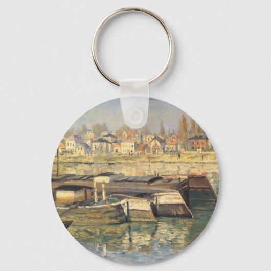 De Seine te Asnieres door Claude Monet Sleutelhanger (Voorkant)