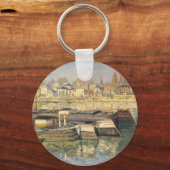 De Seine te Asnieres door Claude Monet Sleutelhanger (Voorkant)