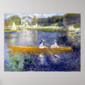 De Seine te Asnieres (Skiff) Renoir Poster (Voorkant)