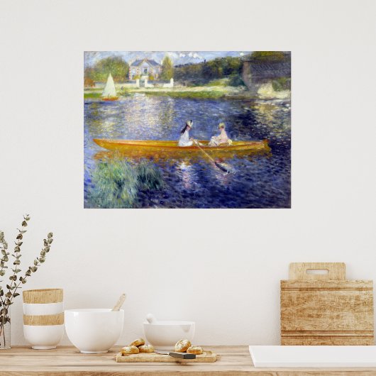 De Seine te Asnieres (Skiff) Renoir Poster (Keuken)