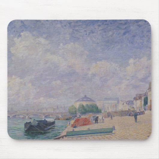 De Seine te Bercy, 1885 Muismat (Voorkant)