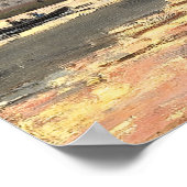 De Seine te Bougival in de Avond (1870) Poster (Hoek)