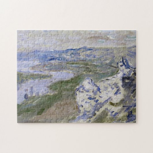 De Seine van de Hoogte van Chantemesle Monet Fine Legpuzzel (Horizontaal)