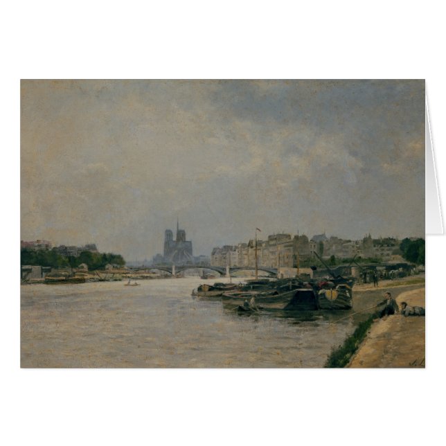 De Seine van de Quai de la Rapee (Voorkant Horizontaal)