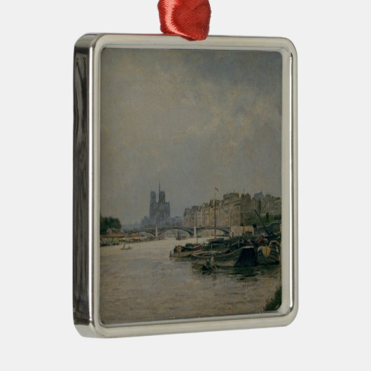 De Seine van de Quai de la Rapee Metalen Ornament (Rechts)