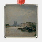 De Seine van de Quai de la Rapee Metalen Ornament (Voorkant)