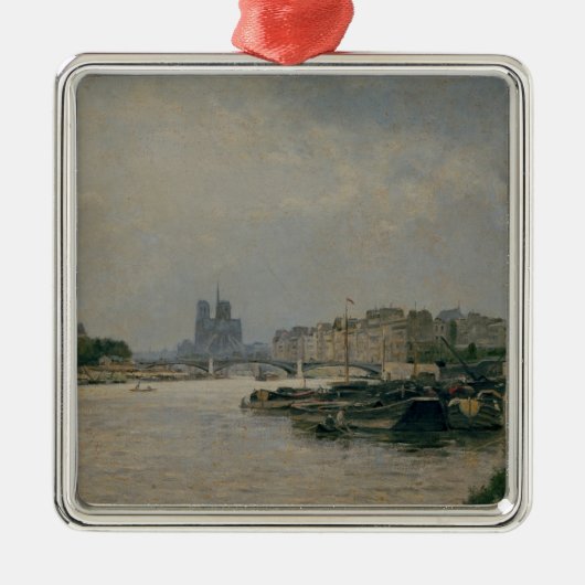 De Seine van de Quai de la Rapee Metalen Ornament (Voorkant)