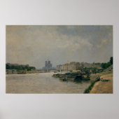 De Seine van de Quai de la Rapee Poster (Voorkant)