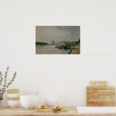De Seine van de Quai de la Rapee Poster (Keuken)