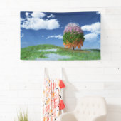 De seizoenboombanner spandoek (Insitu)