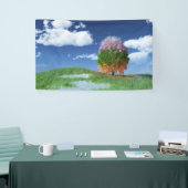 De seizoenboombanner spandoek (Beurs)