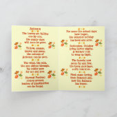 De seizoenen - de Herfst Feestdagen Kaart (Binnen)