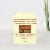 De seizoenen - de kaart van de Steekproef van de (Achterkant)