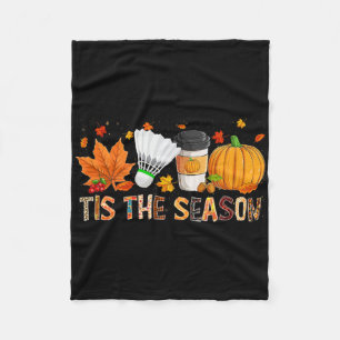 De Seizoenhok Pumpkin Badminton Halloween Fal Fleece Deken