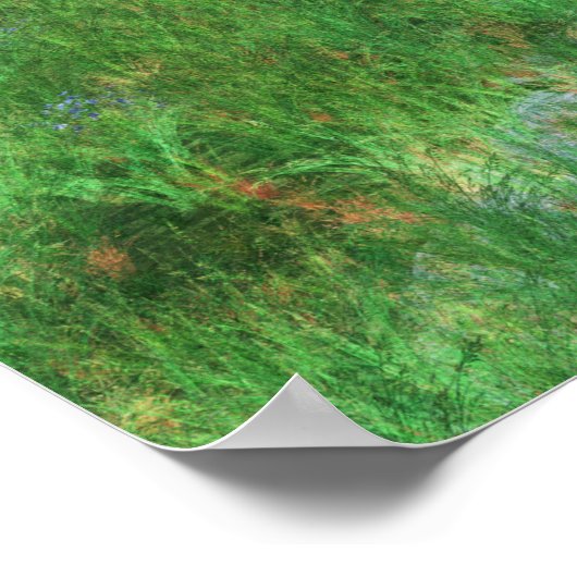 De seizoenstructuur afdrukken poster (Hoek)