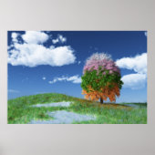 De seizoenstructuur afdrukken poster (Voorkant)