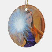 De Selfie Keramisch Ornament (Links)