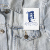 De Selkirk Grace Burns Night Avondmaal Gebed Blauw Button (Insitu)