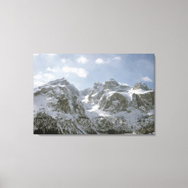 De Sella Gruppe en Val de Mesdi-vakantiekaart Canvas Afdruk