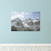 De Sella Gruppe en Val de Mesdi-vakantiekaart Canvas Afdruk (Insitu (Houten vloer))