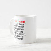 De Senility Prayer Koffiemok (Voorkant links)