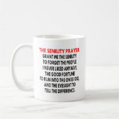 De Senility Prayer Koffiemok (Links)