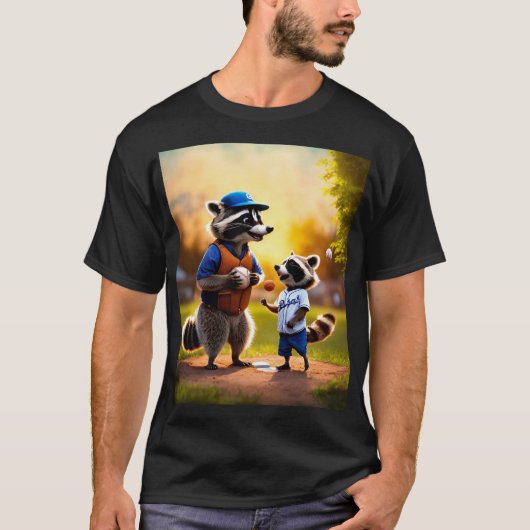 De sensatie van het spelen van honkbal t-shirt (Voorkant)