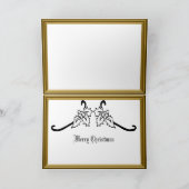 De Sensaties van het silhouet, Drie wijzen Feestdagen Kaart (Binnen)