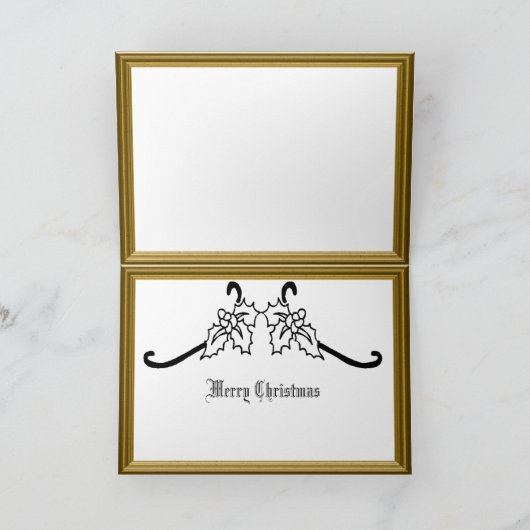 De Sensaties van het silhouet, Drie wijzen Feestdagen Kaart (Binnen)