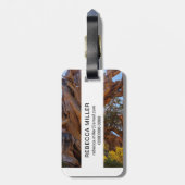 De Sentinel-boom Bagagelabel (Achterkant verticaal)