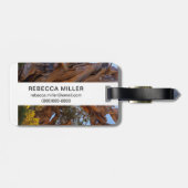 De Sentinel-boom Bagagelabel (Achterkant horizontaal)