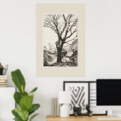 De Sentinel Cornwall Eleanor Hughes Nadruk Poster (Thuiskantoor)