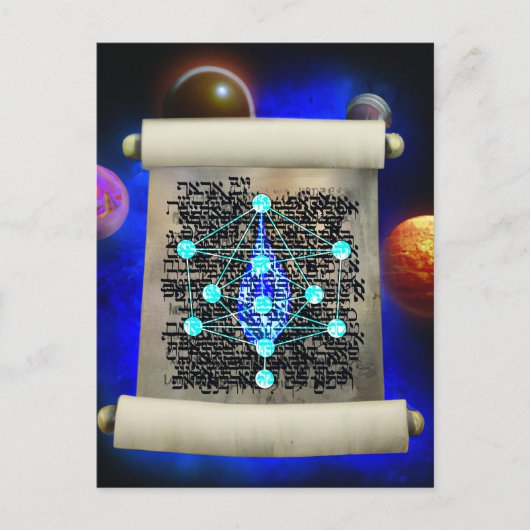 De Sephirot Creëer de wereld Briefkaart (Voorkant)