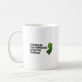 De Sequel die op origineel verbetert Koffiemok (Links)