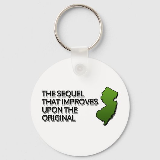 De Sequel die op origineel verbetert Sleutelhanger (Voorkant)