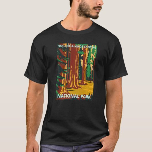 De Sequoia en Kings Canyon National Parks Califo T-shirt (Voorkant)