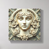 De sereen muse canvas afdruk (Voorkant)