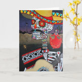 De serenade kaart (Gele Bloem)