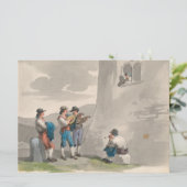 De Serenade (Liederen van Liefde) (Romantisch tafe Kaart (Staand voorkant)