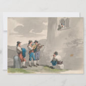 De Serenade (Liederen van Liefde) (Romantisch tafe Kaart (Voorkant)