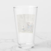 De Serenade (Liefde) (Romantische Scene) Glas (Achterkant)