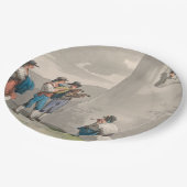 De Serenade (Liefde) (Romantische Scene) Papieren Bordje (Gekanteld)