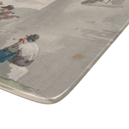 De Serenade (Liefde) (Romantische Scene) Snijplank (Hoek)