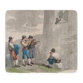 De Serenade (Liefde) (Romantische Scene) Snijplank