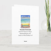 De Serenade van de kust Kaart (Achterkant)